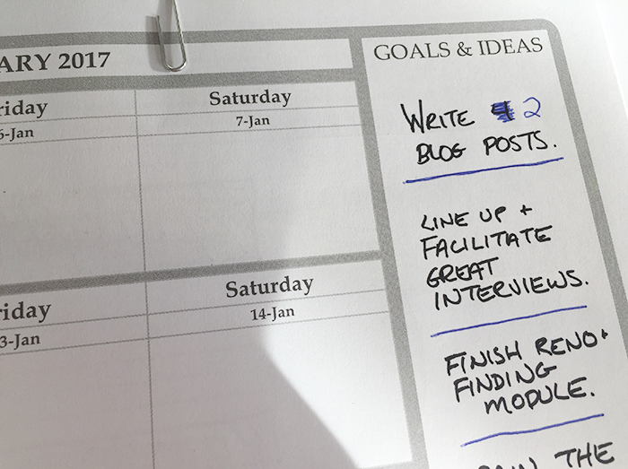 Set goals around your actions, not results